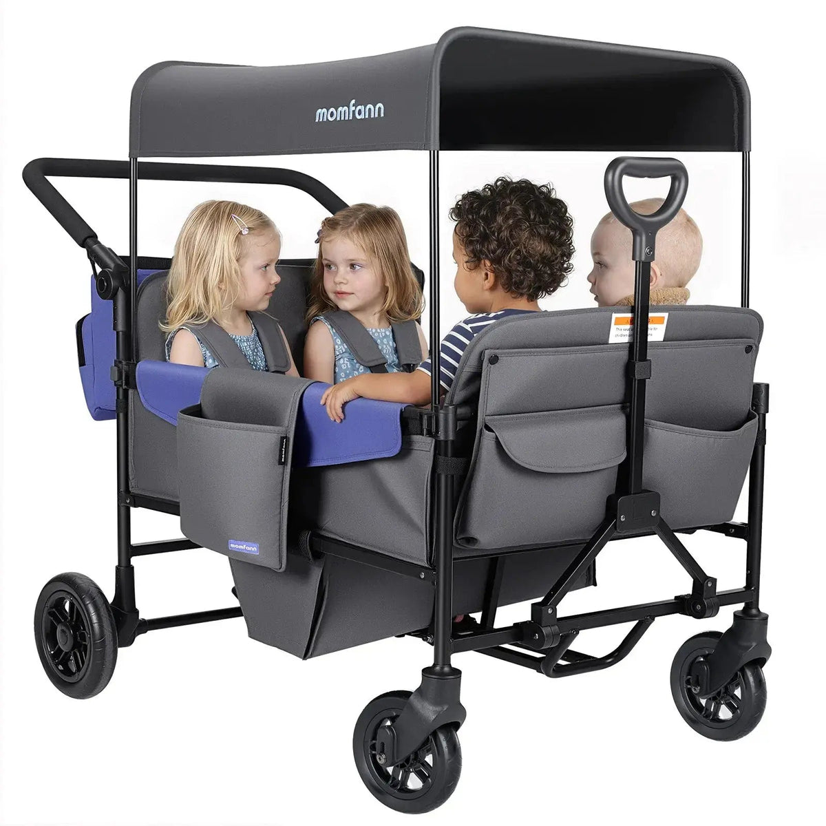Momfann 2-Seater All-Terrain Stroller Wagon for Kids