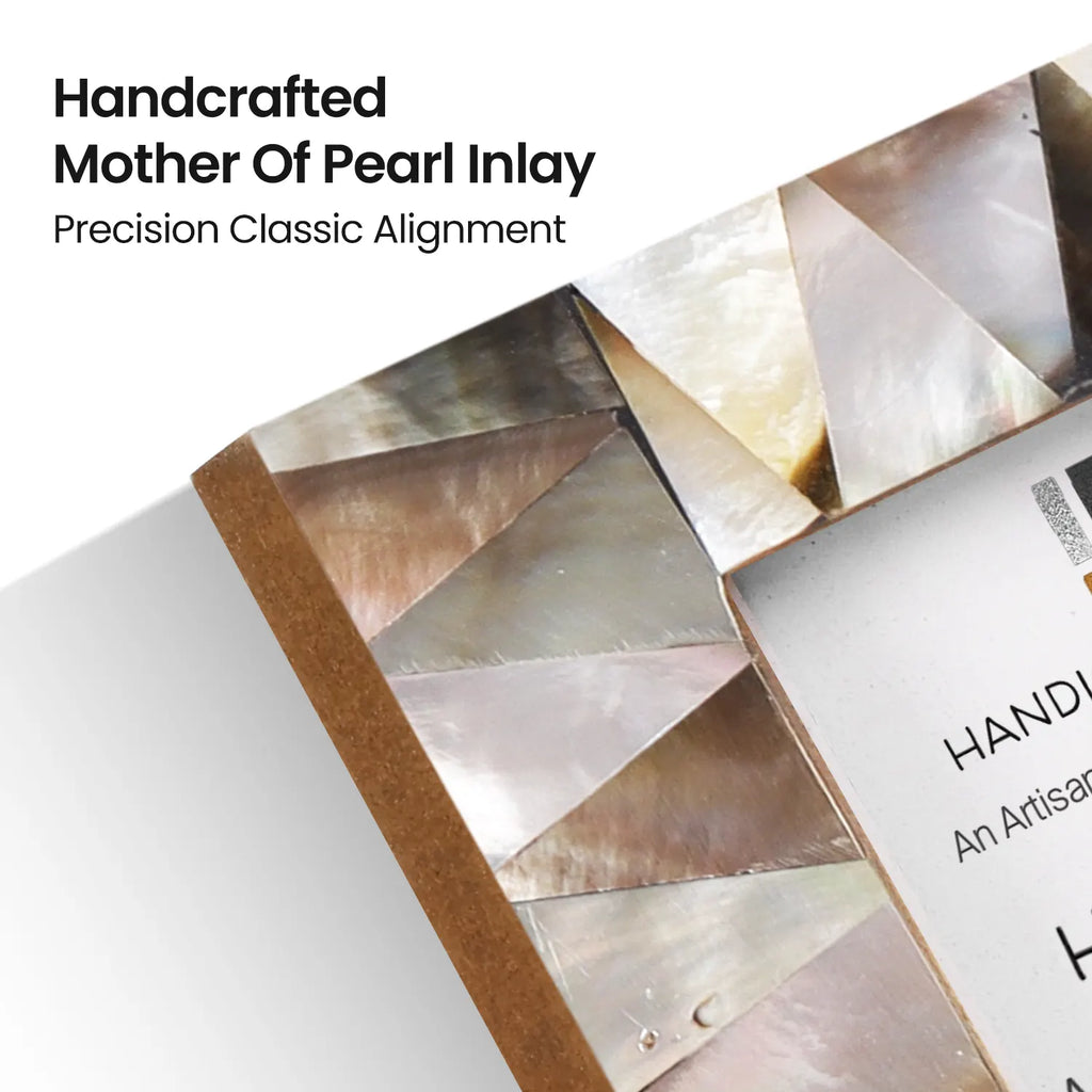 Picture Frame Pearlescent Ebony Collection Mother of Pearl Black – 3 Sizes