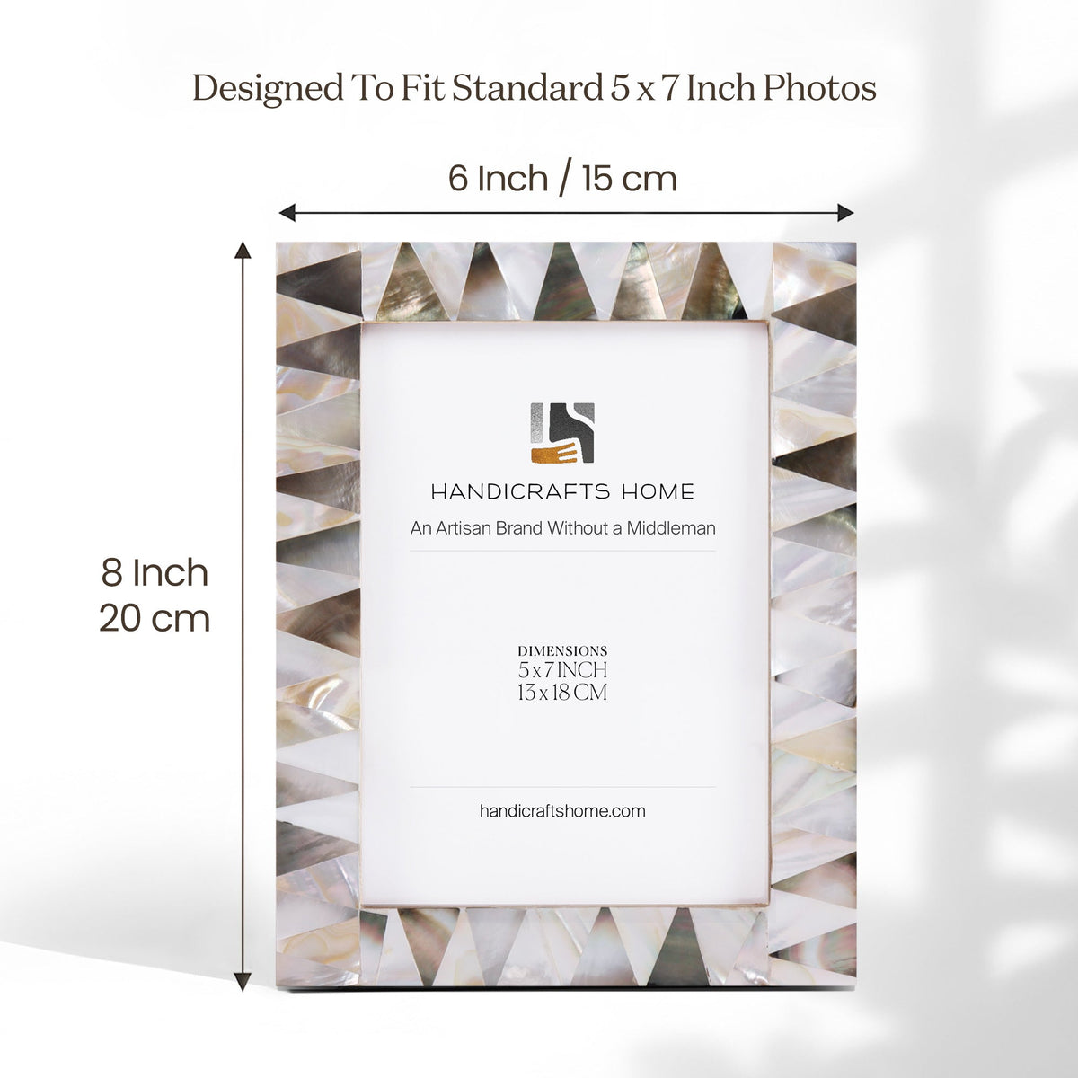 Picture Frame Pearlescent Ivory Collection Mother of Pearl Ivory – 3 Sizes
