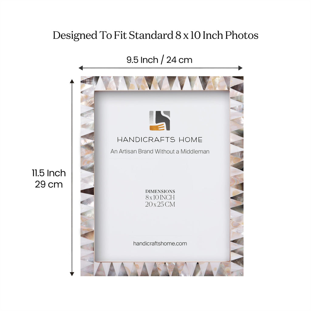 Picture Frame Pearlescent Ivory Collection Mother of Pearl Ivory – 3 Sizes