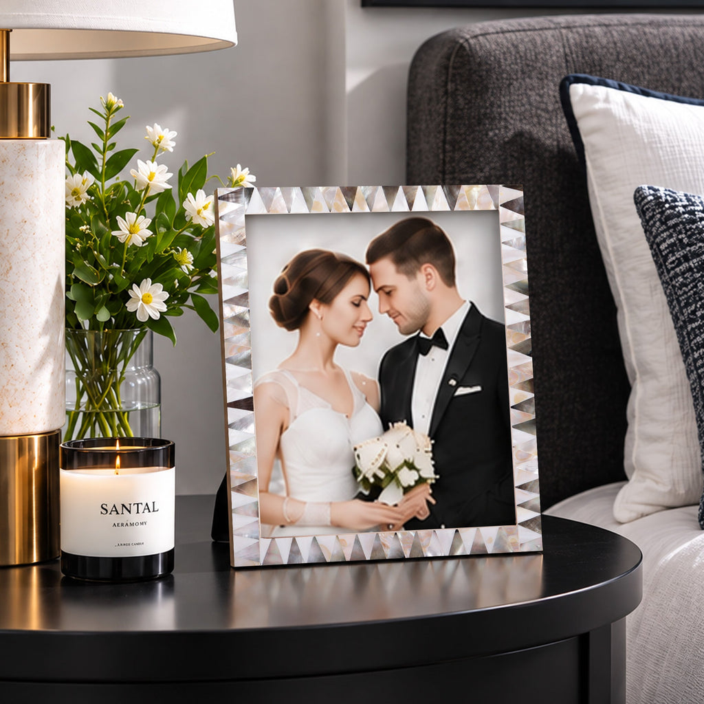 Picture Frame Pearlescent Ivory Collection Mother of Pearl Ivory – 3 Sizes