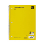 4 Pack College Rule 1 Subject Notebooks 8x10.5 (70 Sheets)