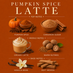 Pumpkin Spice Latte Mini Candle