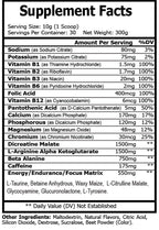 Watermelon Pre-Workout Energy Powder + Focus Boost & Hydration | Sugar Free