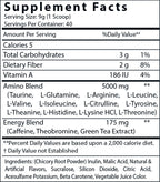 Peach Mango Pre-Workout Energy Powder + Focus Boost & Hydration | Sugar Free