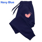 Women Cute Heart Printed Sweatpants