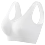 Women's S-5XL Seamless Bra Push-Up Sports Bra Non-wire Crop Tops Solid Color Sexy Lingerie No Pads Breathable Female Brassiere
