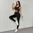 Women 2-Piece Yoga Set Bra & High Waist Leggings