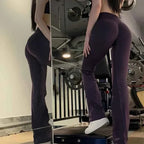 HISTELLO Seamless Flare Yoga Leggings