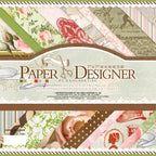 7 Inch Vintage Scrapbook Paper Set | 40 Sheets Retro Cardstock for DIY Crafts
