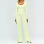 Women's Yoga Set 2 Piece Tracksuit Long Sleeve Sportswear