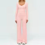 Women's Yoga Set 2 Piece Tracksuit Long Sleeve Sportswear