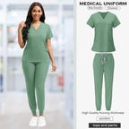 Niaahinn Unisex Breathable Jogger Scrub Set
