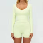 Women's Yoga Set 2 Piece Tracksuit Long Sleeve Sportswear