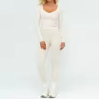 Women's Yoga Set 2 Piece Tracksuit Long Sleeve Sportswear
