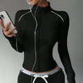 Women’s Seamless Long Sleeve Zip Yoga Jacket