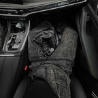 Aged Washed Wide-Leg Denim Strap Pants Women