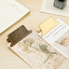 1PCS Retro Metal Binder Clips Foldback Notes Letter File Paper Clip Binding Securing Clips Office School Stationery 85mm