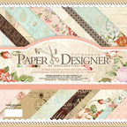7 Inch Vintage Scrapbook Paper Set | 40 Sheets Retro Cardstock for DIY Crafts