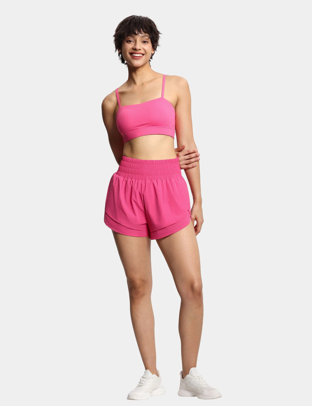 Women’s High Waisted Running Shorts with Pocket