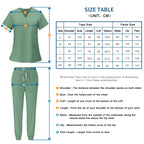 Niaahinn Unisex Breathable Jogger Scrub Set