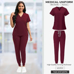 Niaahinn Unisex Breathable Jogger Scrub Set