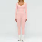 Women's Yoga Set 2 Piece Tracksuit Long Sleeve Sportswear