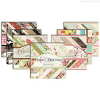 7 Inch Vintage Scrapbook Paper Set | 40 Sheets Retro Cardstock for DIY Crafts