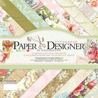 7 Inch Vintage Scrapbook Paper Set | 40 Sheets Retro Cardstock for DIY Crafts