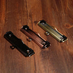 2PCS Metal Clipboard Clip File Folder Clips Binder Clips with Screws Paper Storage Organizer School Supplies Office Stationary
