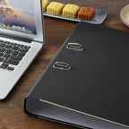 A4/A7 Ring Binder Clips Metal Loose-Leaf Binding Clips 2-Hole Spiral File Folder DIY Album Diary Clips Ring Notebook Stationery