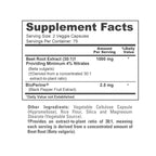 NusaPure Beet Root 30:1 Extract, 1000mg 150 Veggie caps (Vegan, Non-GMO & Vegan 4% Nitrates) Bioperine