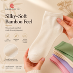 Women’s Bamboo Ankle Socks 12-Pack, Deep Tones
