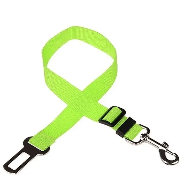 Adjustable Safety Seat Belt Nylon Pets Puppy Seat Lead Leash Dog Harness Vehicle Seatbelt Pet Dog Supplies Travel Clip Adjustable Bowtie Pet Cat Dog Car Seat Belt Pet Seat Harness Dog Lead Clip Dog Collars Accessories