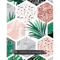 Composition Notebook: (8.5x11) Wide Ruled Lined Paper Journal (Octagon Pattern) (Notebook for Kids, Teens, Students, Adults) Back to School - Paperback
