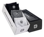 Premium Bamboo Rayon Quarter High Crew Socks - 3 Pair and 6 Pair Packs Available