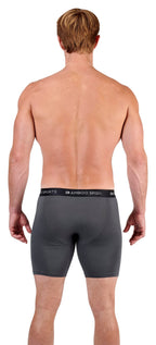 Men's 6" Inseam Bamboo Rayon Boxer Briefs - 4 Pack