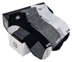 Premium Bamboo Rayon Quarter High Crew Socks - 3 Pair and 6 Pair Packs Available