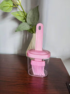 BBQ Brush Cleaning Nylon/Silicone Brush Baking Bread Cooking Oil Cream Tools Multipurpose Kitchen Utensil Tool Silicone Oil Bottle Brush Barbecue Portable Dining Restaurant Kitchen Cooking BBQ Accessories
