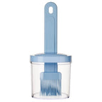 BBQ Brush Cleaning Nylon/Silicone Brush Baking Bread Cooking Oil Cream Tools Multipurpose Kitchen Utensil Tool Silicone Oil Bottle Brush Barbecue Portable Dining Restaurant Kitchen Cooking BBQ Accessories