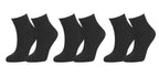 tittimitti® Men's 98% Organic Cotton Ankle Socks 3-Pack – Breathable Everyday Socks