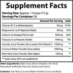Blue Raspberry Electrolyte Hydration – Sugar-Free | Refreshing & Rapid Rehydration Formula