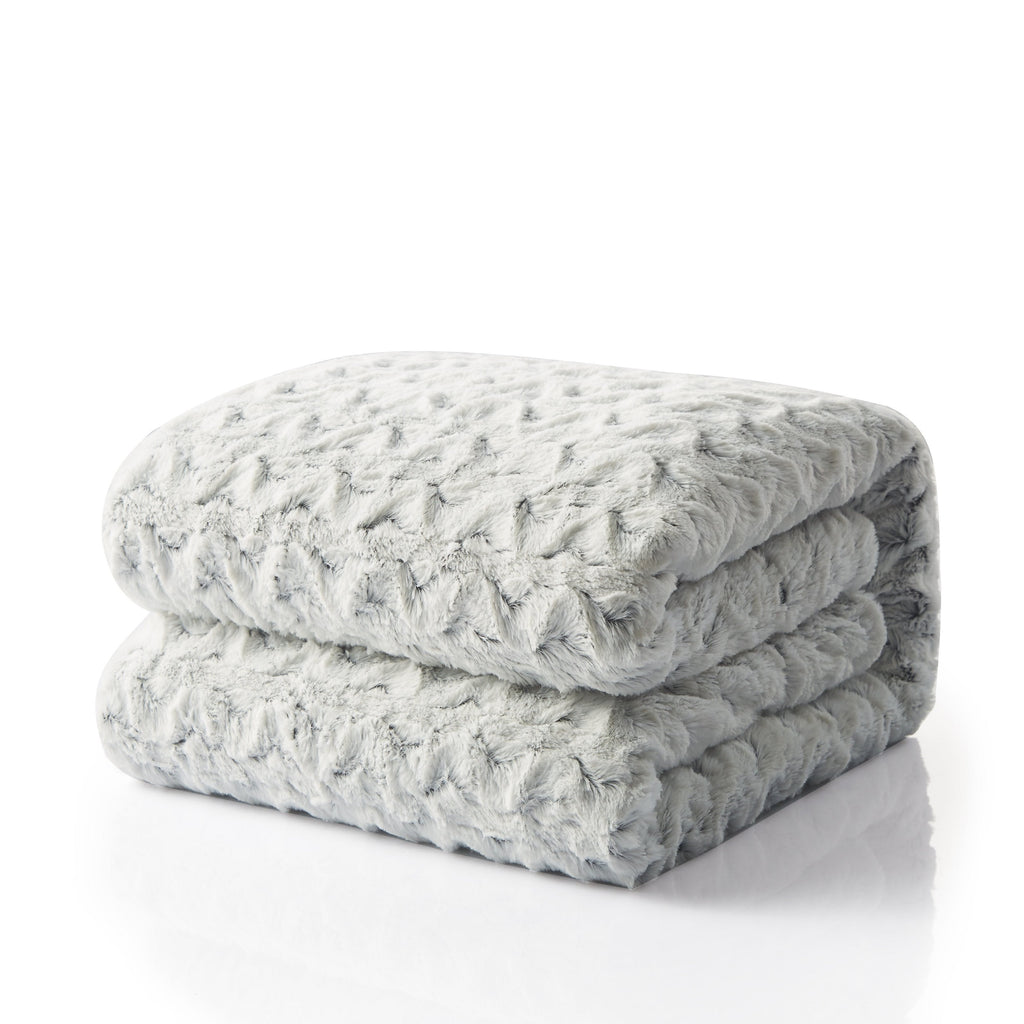 Tache Faux Fur Snowy Owl Super Soft Throw Blanket (#17)