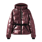 New Multi-color Ski Quilted Hooded Puffer Jacket