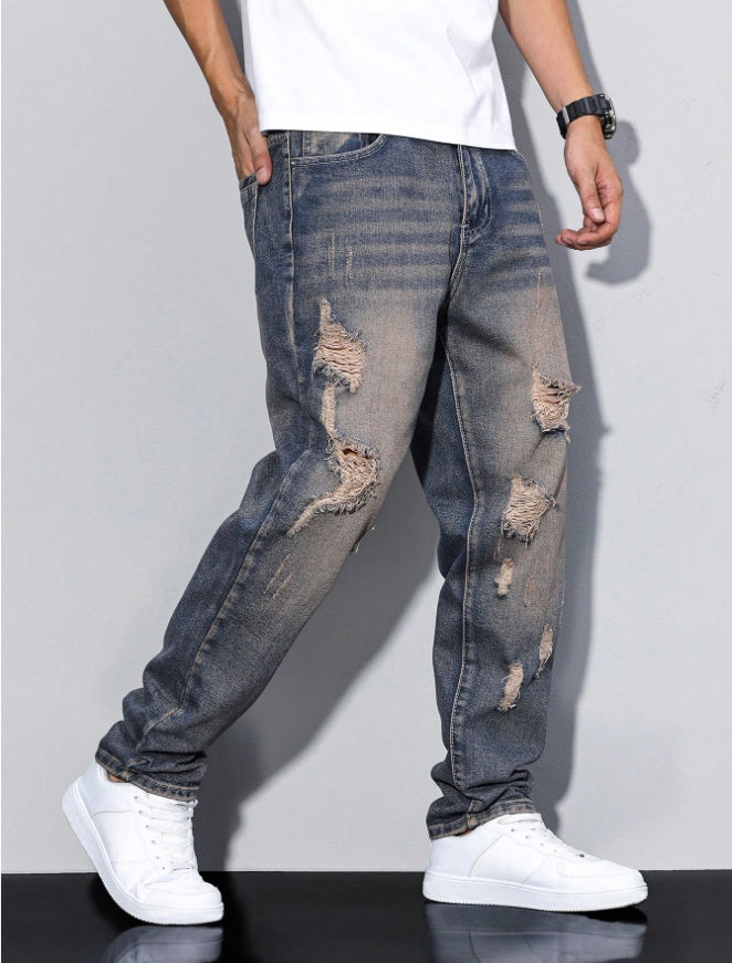 Men's Stretchy Slim Straight Pants