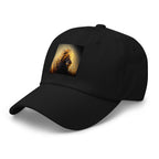 Golden lion embroidered dad hat – alternate view 5