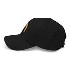 Golden lion embroidered dad hat – alternate view 3