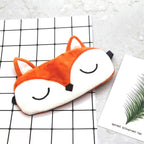 Cute Fox Animal Cotton Plush U Shape Neck Pillow Travel Car Home Pillow Nap Animal Pillow Health Care with Eye Mask Cute Fox U Shaped Neck Pillow for Car Airplane Traveling ,Animal Plush Stuffed Travel Pillow Travel Pillows Cartoon Planes Fox Animal