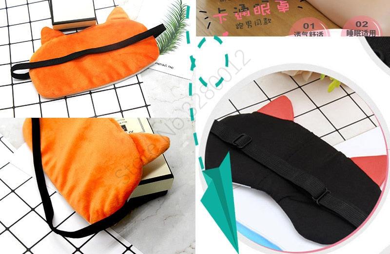Cute Fox Animal Cotton Plush U Shape Neck Pillow Travel Car Home Pillow Nap Animal Pillow Health Care with Eye Mask Cute Fox U Shaped Neck Pillow for Car Airplane Traveling ,Animal Plush Stuffed Travel Pillow Travel Pillows Cartoon Planes Fox Animal