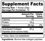 Grass-Fed Hydrolyzed Collagen Peptides | Unflavored